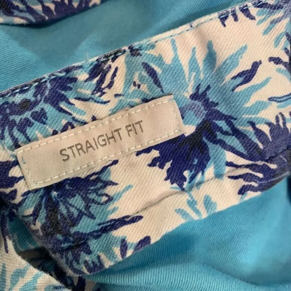 Bonobos Mens Blue Washed Chino Straight Fit Pants Tag Size 36x35 Beach Nautical‎